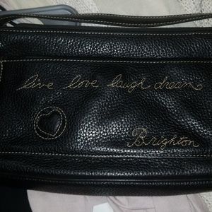 Vintage Brighton clutch "Live, laugh, love,dream"